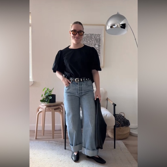 Tony Bianco Bianca Nappa Leather Flats, Black, 6.5 - Picture 3 of 14